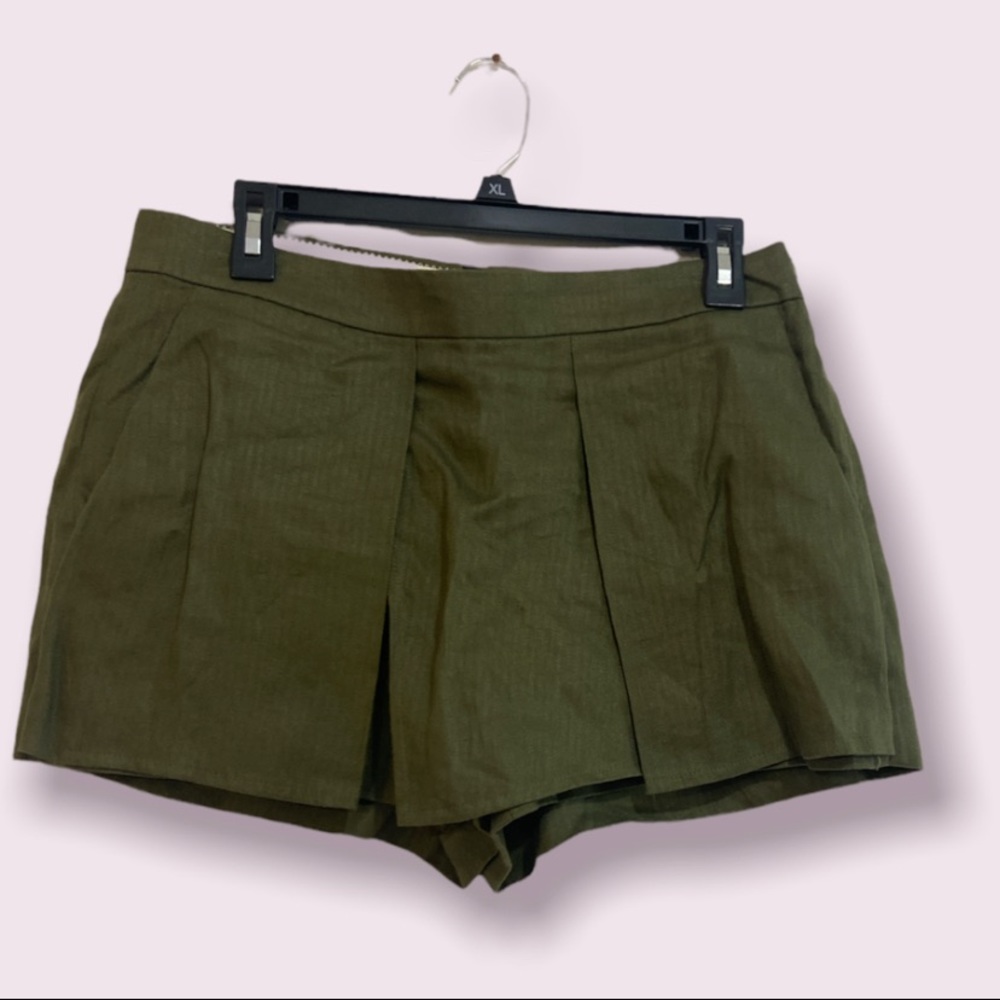 J.Crew Green Chino Skort